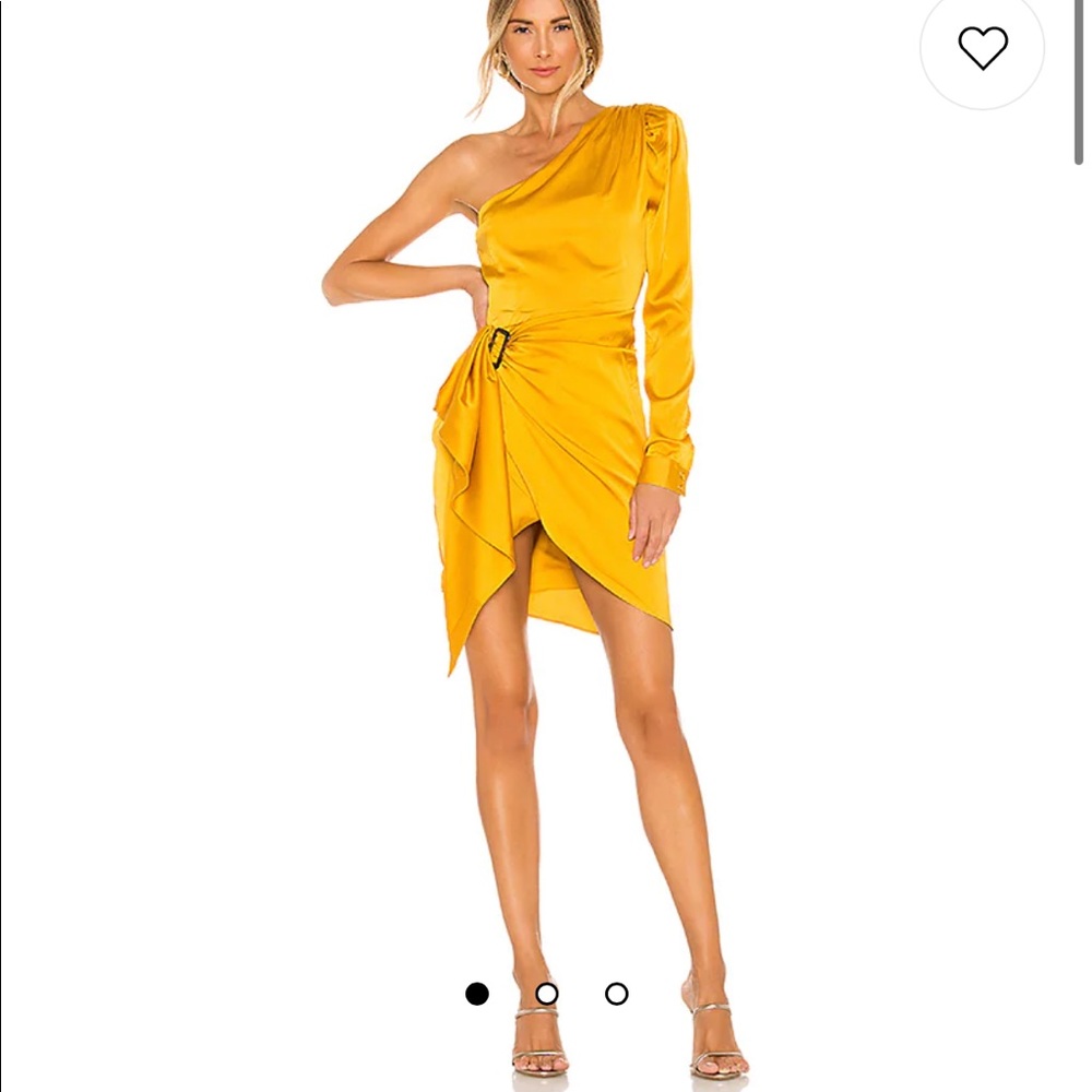 Lovers and Friends off shoulder yellow dress